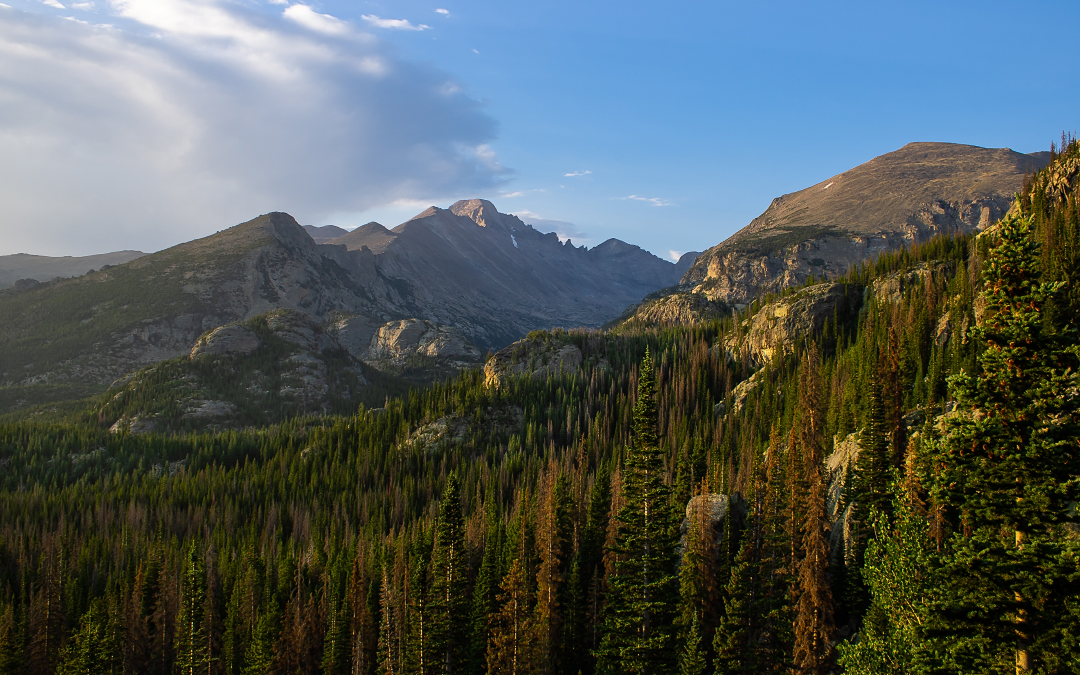 Photo of the rocky mountains